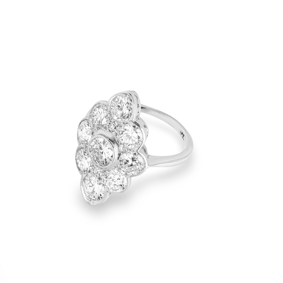 White Gold Diamond Ring 3.10ct TDW | Rich Diamonds